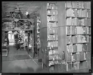Historic photographs of the Norfolk Naval shipyard located in the Fifth Naval District