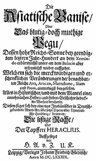 Inscription Prints: Historic print, 1689