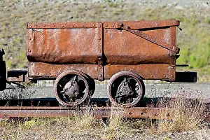 Cart Prints: Historic trolley for coal transportation