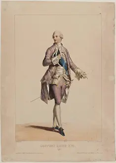 Dessin Prints: Historical costumes : Louis XVI costume (1774)