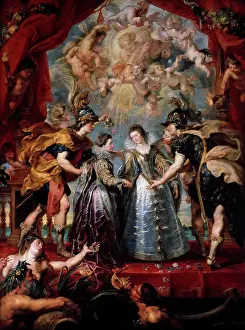 Rubens Prints: History Of Marie De Medici. Exchange Of Princesses Of France And Spain By Bidassoa Of Hendaye On