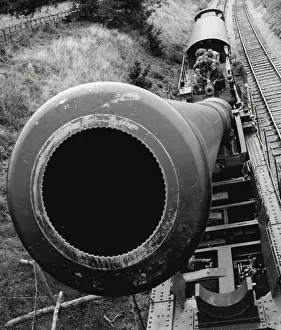 File Prints: H.M.G. Boche-Buster: A close-up showing the 'Business' end of the Gun