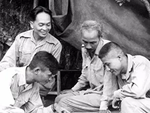 Asia Pictures Prints: Hồ Chí Minh, born Nguyễn Sinh Cung and also known as Nguyễn Ái Quốc (19 May 1890 - 3 September 1969)