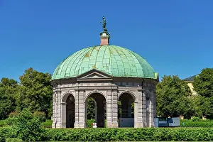 Besichtigung Prints: Hofgarten Park with Dianatempel in Munich