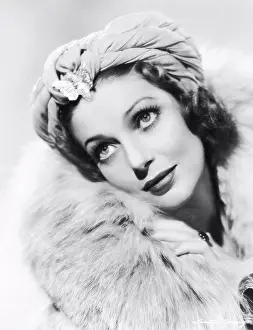 Actress Prints: Hollywood, California: c. 1936 A portrait of actress Loretta Young