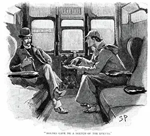 Smoking Prints: Holmes Gave Me a Sketch of the Events From 'The Adventure of Silver Blaze' By Sir Arthur Conan Doyle