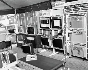 Consumerism Prints: Home appliances in an electronics store