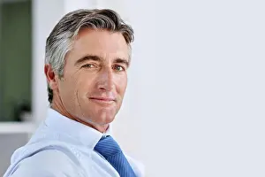 Advice Prints: Home, mature businessman and portrait with smile for law firm