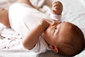 Innocent Prints: Home, playful and baby in nursery for relax