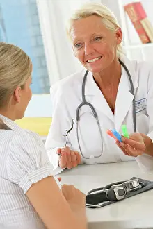 Woman Patient Prints: Homeopathy consultation, woman