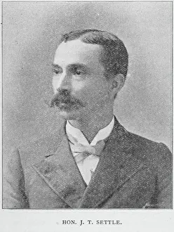 Hon. J. T. Settle. Portraits, Photographs
