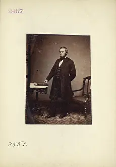 Hon. James Harlan, Iowa 19th Century Mathew Brady, Quartermaster, and Other Civil War Photographs