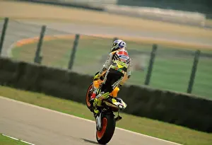 Asphalt Prints: Honda MotoGP Valentino Rossi wheelie