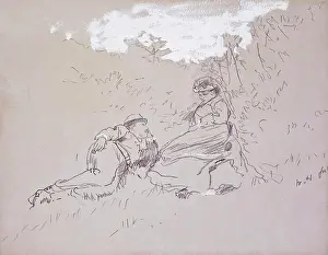 Apparel Prints: The Honeymoon. Winslow Homer (1836-1910)