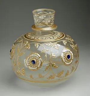 Glass Prints: Hookah Base. India, Mughal empire