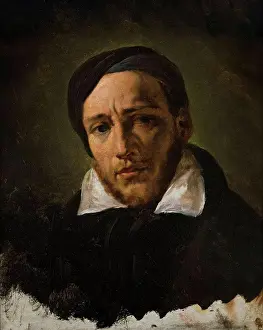 Headscarf Prints: Horace Vernet; French. 1789-1863; Jean-Louis-Andre-Theodore Gericault; (1791-1824); Oil on canvas