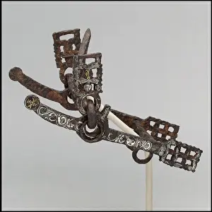 Straight Prints: Horse Bit 7th-9th century Visigothic or Byzantine This elaborately decorated bit