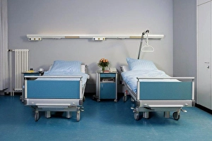 Side By Side Prints: A hospital ward