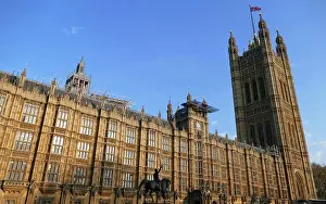 Westminster Prints: The House of Lords, also known as the House of Peers