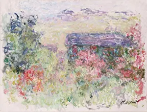 Western Art Prints: The House Through The Roses. La Maison A Travers Les Roses