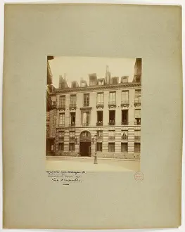 Anonymous Prints: House rue d'Anjou 31. / Built in 1765