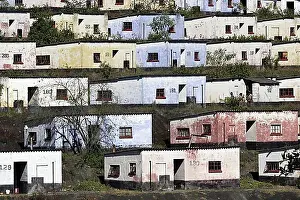Republic Of South Africa Prints: Houses in shanty town, Swaziland, South Africa, Africa