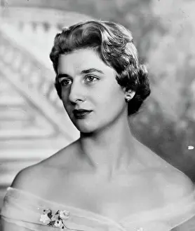 1955 Prints: H.R.H. Princess Alexandra, Aged 19 -- On Xmas Day