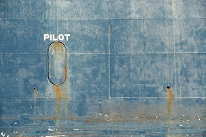 Stationary Prints: Hull of tanker ship