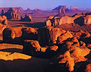 Utah Prints: Hunts Mesa view Monument Valley Tribal Park Arizona Utah