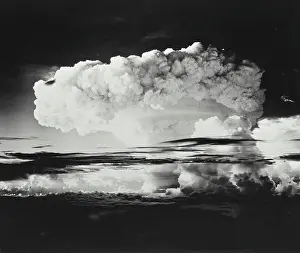 1952 Prints: Hydrogen explosion in the Marshall Islands in the fall of 1952