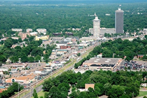 Memphis Prints: Ibank and Clark Tower Near University of Memphis