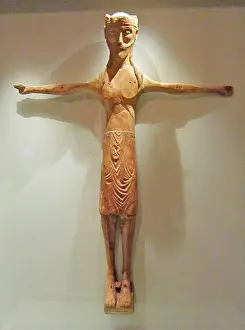 Crucifixion Prints: Icelandic art, early crucified Christ, National Museum, Reykjavík, Iceland