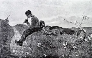 Alps Prints: Idillio, Idyll 1885