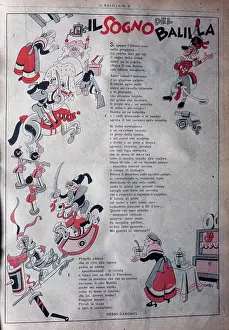 Comics Prints: Il balilla, italian illustrated weekly for kids
