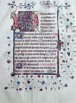 Manuscript Prints: Illuminated Manuscript, USA, Pennsylvania, Philadelphia, David Daivd Gallery