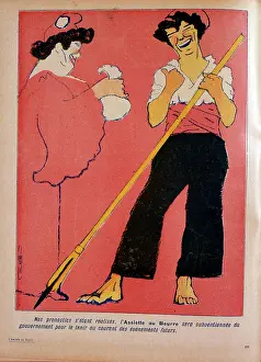 Produced Prints: Illustration (1906), from L'Assiette au Beurre
