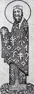 Emperor Prints: Illustration of Alexios I Komnenos (1056-1118) was Byzantine emperor and founder of the Komnenian dynasty