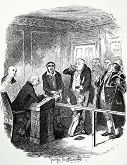 George Prints: Illustration depicting the character Oliver Twist