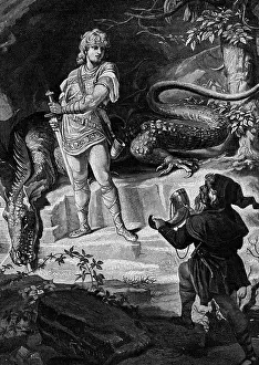 Founder Prints: Illustration from Die Gartenlaube by Ernst Keil