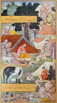 Physician Prints: Illustration from Nasirean Ethics by Khaje Nasir al-Din al-Tusi