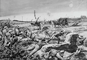 Battle Prints: Illustration Second Boer War Mafeking 1899-1900 British Fighting Against South African Boers Commandant Eloff Taken
