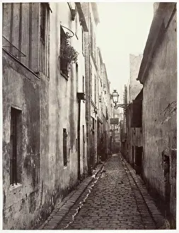 Emperor Prints: Impasse Briare (de la Cité Coquenard) 1860s Charles Marville French In his capacity as official photographer of Paris