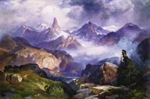 Oil On Canvas Prints: Index Peak, Yellowstone National Park