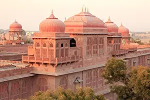 India Prints: India, Bikaner, View of Laxmi Niwas Palace