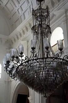 Lamp Prints: India, Goa, city of Old Goa. Portuguese-Gothic style Se Cathedral