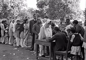 Asia Pictures Prints: The Indian general election of 1951-52 elected the first Lok Sabha since India became independent in August 1947