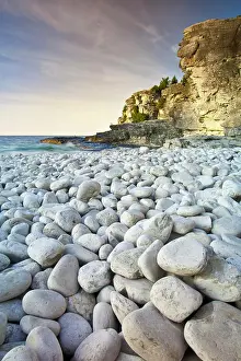 Wispy Prints: Indian Head Cove on Georgian Bay along the Niagara Escarpment _ in Ontario´s Bruce Peninsula National Park