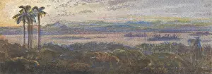 Gouache Prints: Indian River Landscape, Edward Lear