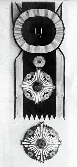 Insignia Prints: Insignia of the Supreme Order of the Chrysanthemum late 19th century Japan