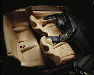 Leather Prints: Interior of a 2001 Mitsubishi Mirage